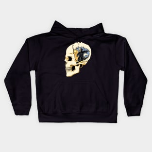 Surfing on the Skull Head Kids Hoodie